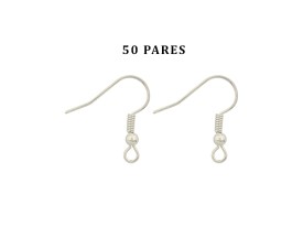 Anzuelos de Metal Color Plateado